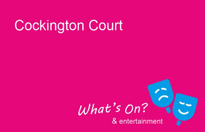 Cockington Court entertainment. Cockington courts' art exhibitions, theatre and workshops. There is plenty to see and do at Cockington court in Torquay, Devon