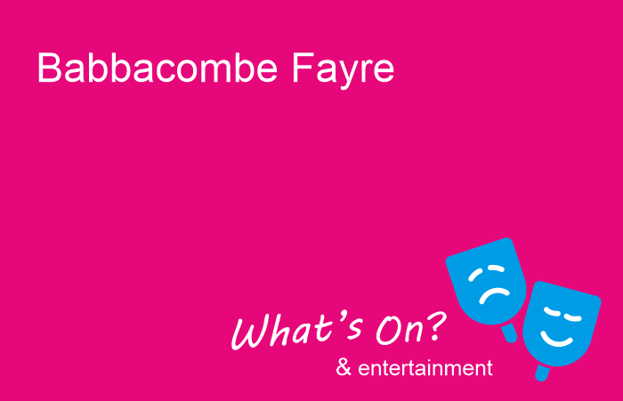 Fayre's in Torquay. Entertainment in Torquay, theatres, cinemas, regatta's, live music venues and local Fayre's in Babbacombe, Torquay.