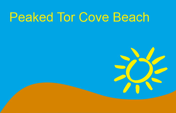 Peaked Tor Cove Beach, Torquay. Information on Peaked Tor Cove Beach, Torquay in Torbay, Devon.