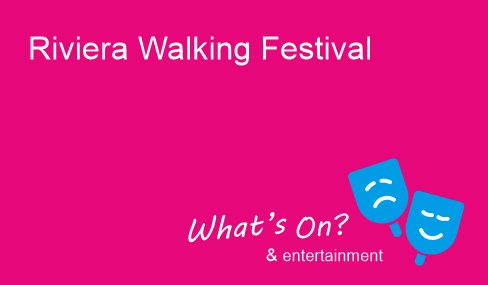 Walking festival in Torbay, the Riviera walking festival. If your camping with us at Treacle Vallley caping ground the you can join in on what's on in the english Riviera.